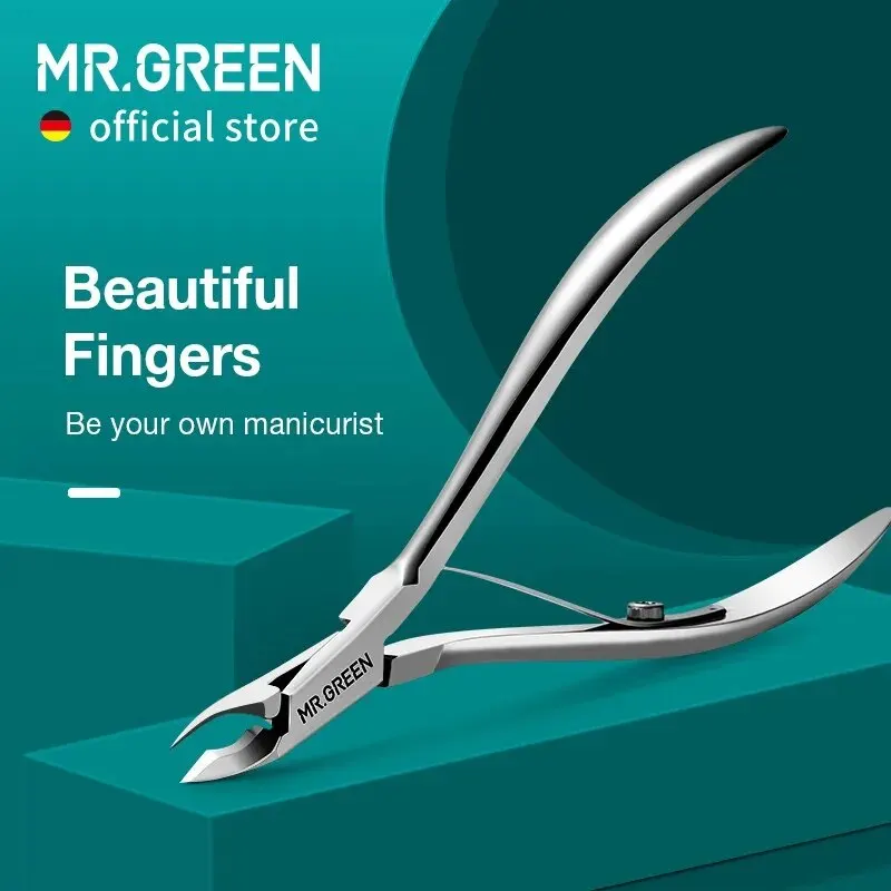 MR.GREEN Nail Cuticle Nipper Manicure Scissors Stainless Steel Dead Skin... - $12.87+