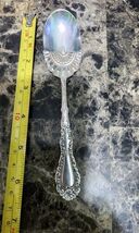 1895 ANTIQUE SHELL BOWL SERVING SPOON BRIDGEPORT SILV CO IRVING 8¾” SILV... - $89.09