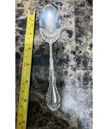 1895 ANTIQUE SHELL BOWL SERVING SPOON BRIDGEPORT SILV CO IRVING 8¾” SILV... - $89.09