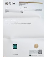 Lab Grown Loose Columbian 4.38 Cts Emerald GIA Certified With Free Shipping - $1,632.49 CAD