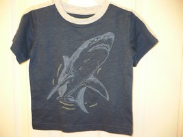Wonder Nation Boys Short Sleeve Shirt Size 2T Blue Shark Blue Cove NEW - $199.26 MXN