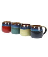Gibson Home Empressa 4 Piece 14 Ounce Stoneware Assorted Belly Shaped Mu... - $74.49