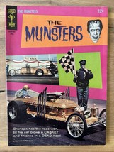 Fumetto Vintage Gold Key The Munsters N. 6 Aprile 1966 - Drag-U-La Speed... - $37.07
