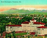Hotel Huntington Pasadena California CA UNP 1910s Vtg Postcard Sohmer Un... - $3.56