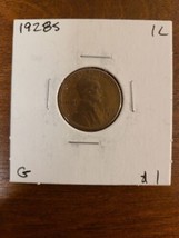 1928-S Lincoln Wheat Cent Penny - £4.63 GBP