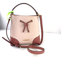 Michael Kors Mercer Drawstring Bucket Crossbody Bag Medium Powder Blush B2L - £62.61 GBP