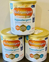 3 CANS Nutramigen Hypoallergenic Infant Formula Powder Iron 12.6 Oz Exp ... - $75.99