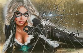 Greg Horn SIGNED Marvel Comics Spiderman Super Hero Art Print ~ Black Cat - $29.69