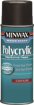 NEW MINWAX 35555000 POLYCRYLIC 11.5OZ SPRAY CLEAR GLOSS FAST DRY 6018402 - £31.16 GBP