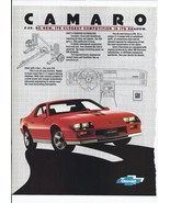 1982 Chevrolet Camaro Z28 Print Ad Automobile Car 8.5&quot; x 11&quot; - €17,24 EUR