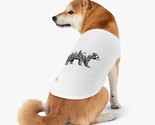 Tank black white bear warm soft breathable embroidered pet shirt dog tank top m xl thumb155 crop