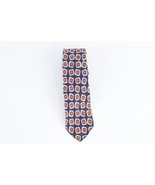 Vintage 40s 50s Gabardine Nylon Distressed Geometric Neck Tie Suit Tie USA - $557.36 MXN