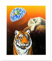 William Schimmel-Our Home Too III (Tigers)-Ltd Ed Serigraph/Numbered/Signed/COA - £128.31 GBP