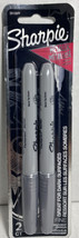 Sharpie Fine Point Metallic Silver Permanent Marker,2 Pack New  - $12.86