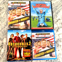 4 Will Ferrell DVD Lot: Talladega Nights, Anchorman 2, Kicking &amp; Screaming - £5.49 GBP