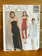 McCall&#39;s Vintage Fashion Sewing Crafts Kit #7106 1994 Bolero Dress - £7.84 GBP