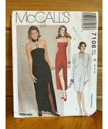 McCall&#39;s Vintage Fashion Sewing Crafts Kit #7106 1994 Bolero Dress - £7.86 GBP