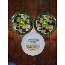 John Deere Licensed Product Camouflage Vintage Plates Set Melamine - $20.56