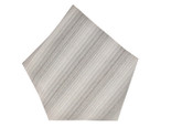 Armani Collezioni Herren Striped Einstecktuch Silky 00017 Grau Grose OS - $52.09
