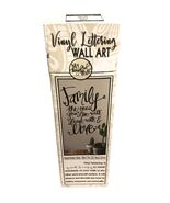 Vinyl Wall Lettering Decals Family The Ones You Live With Laugh With &amp; Love - €7,70 EUR