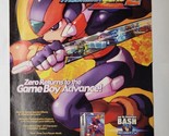 Mega Man Zero 2 GBA Capcom 2003 Magazine Print Ad - $14.84