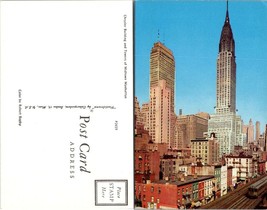 New York(NY) NYC Chrysler Building &amp; Towers of Midtown Manhattan VTG Postcard - £7.37 GBP