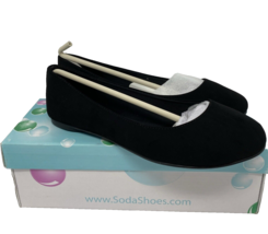 Soda Kreme Women&#39;s Ballet Flats Black 9 NIB - €20,34 EUR