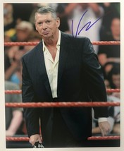 Vince McMahon Signed Autographed WWE Glossy 8x10 Photo - HOLO COA - £78.44 GBP