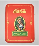 1980s Coca Cola Playing Cards Two Decks Tin Box Marion Davies MSR Import... - £18.81 GBP