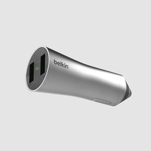 Belkin boost up, 2 port universal car charger- gray - £11.27 GBP
