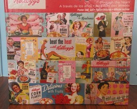 550 Pc Jigsaw Puzzle VINTAGE KELLOGS CEREAL-THROUGH THE YEARS - £14.42 GBP