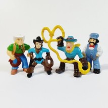 Lincoln Logs Replacement Western 2” Pvc Figures Cowboy Cowgirl Sheriff Engineer - £13.97 GBP