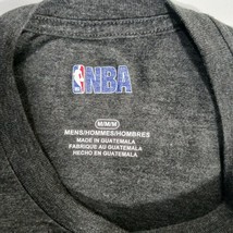NBA Miami Heat T-Shirt Men's Cotton Blend Gray Short Sleeve Graphic Size Medium image 3