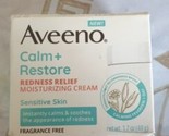Aveeno Calm + Restore Redness Relief Cream, Face Moisturizer, 1.7 oz - £8.37 GBP