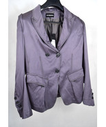 Ann Demeulemeester Jacket Jeffrey Blazer Grey Silk Double Breasted Blaze... - £311.43 GBP