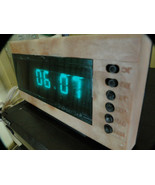Vintage Soviet Russian USSR VFD Alarm Clock Elektronika 6-14.03   - $49.32 CAD