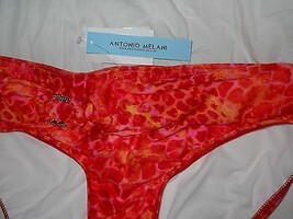 Antonio Melani New Womens Sunset Sash Ombre Skin Bikini Bottoms Bathing ... - £45.93 GBP