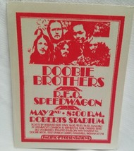 DOOBIE BROTHERS - ORIGINAL 1974 CONCERT TOUR CLOTH BACKSTAGE PASS EVANSV... - $571.09 MXN