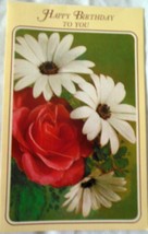 Alfred Mainzer Inc Get Well Popup Floral Card 1960s - £5.45 GBP