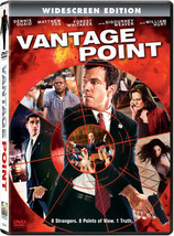 NEW DVD Vantage Point: Dennis Quaid Forest Whitaker Matthew Fox Sigourney Weaver - £2.82 GBP