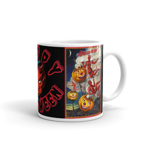 Victorian Era Halloween Devils with Pitchforks Beverage Mug (2 Sizes) - £11.95 GBP+