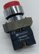 Telemecanique ZB2-BE202 Contact Block W/Red Pushbutton  - $22.90
