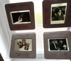 HUMPHREY BOGART LAUREN BACALL B&amp;W &amp; COLOR SLIDES PROMO FOR 1999 VHS RELEASE - $7.91