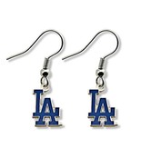MLB Los Angeles Dodgers &quot;LA&quot; Script Logo Dangler Earrings - €13,55 EUR