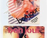 2 Bon Jour Clothing Postcard Hang Tags  - $17.82