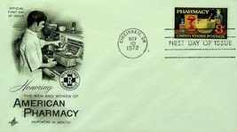 USPS First Day of Issue:  8 Cent Pharmacy Stamp (1972) - American Pharmacy - £6.14 GBP