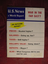 U S News World Report Magazine August 22 1958 Economic Outlook Report - £8.55 GBP