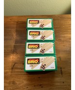 4 Boxes Of 4 Brio Short Straight track 4.25&quot; Wooden Train Engine 33334 - $81.24 CAD