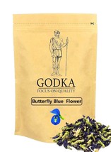 Organic &amp; Natural Butterfly Blue Pea Flower For Health Benefit 100 Grams - £16.97 GBP