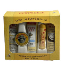 Burt&#39;s Bees Essential Kit, Body Lotion Hand Salve Lip Balm, Foot Cream - £9.34 GBP